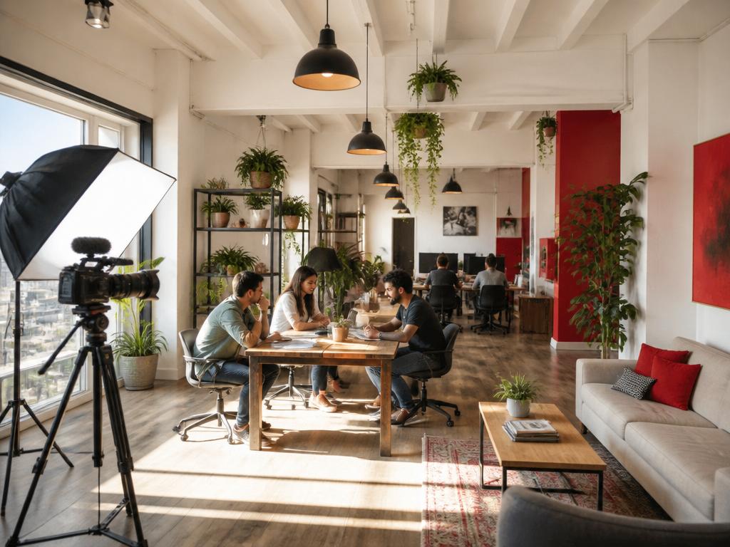 Oficina y estudio de Insta Producciones en Surco, Lima
